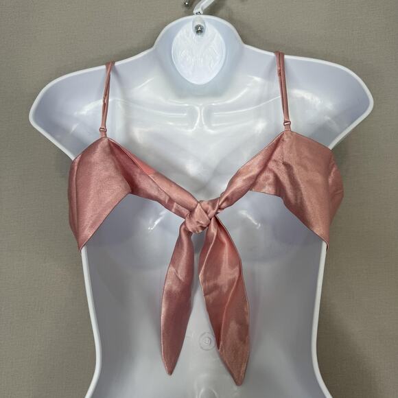 Bardot Dress Womens 8 Blush Pink Rome Diamonte Slip Cutout Maxi Gown Prom Formal - Picture 8 of 16